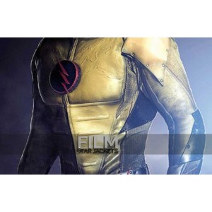 Superhero Flash Cosplay Leather Costume